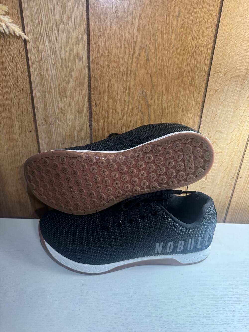 NOBULL SuperFabric Black Gum Outwork Men's Training Shoes Size 12